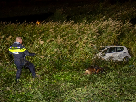 Grote zoekactie na crash op Kethelplein