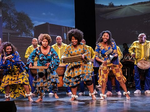 Ritmische Afrikaanse dans en opzwepende live muziek in Roots