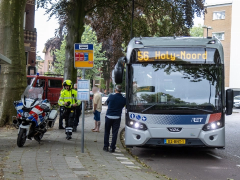Ruzie en handgemeen in bus 56