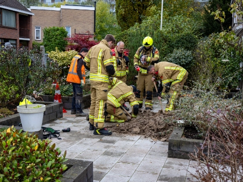 Aanleggers glasvezel weten opnieuw gasleiding te raken