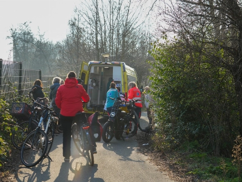 Ongeval in een lastig bochtje Trimpad