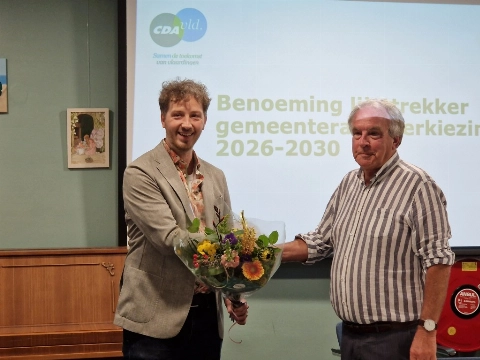 Corné Venema lijsttrekker CDA bij raadsverkiezingen 2026