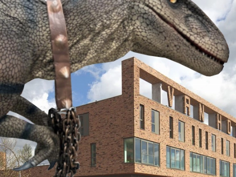 Gezellige kindermarkt met bekende vriendjes en vreemde gasten