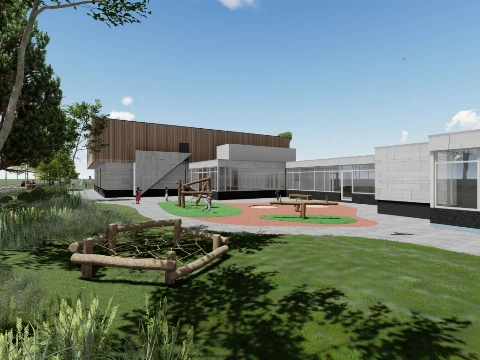 Uitbreiding en renovatie basisschool ’t Palet Holy van start