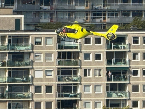 Traumahelikopter naar Vlaardingen voor medische noodsituatie