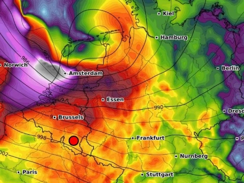 Vanaf donderdagavond Code Oranje door storm Benjamin