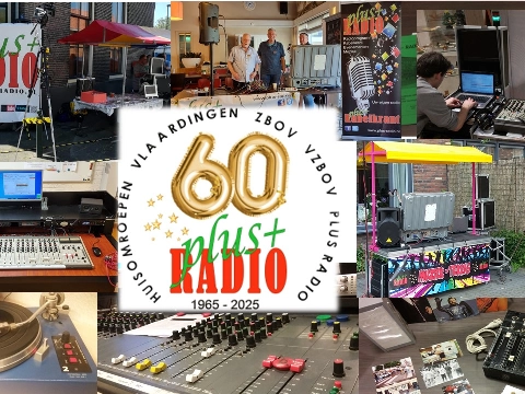 Plus-Radio viert 60 jarig bestaan met feestelijke jubileummiddag