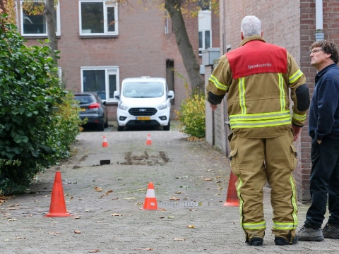 Gasleiding geraakt tijdens bodemonderzoek in Vlaardingen
