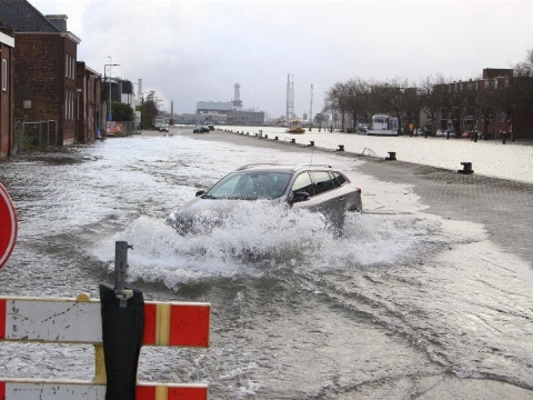 Hoogwater verwacht in Vlaardingen