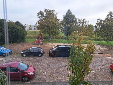 Parkweg: veldje verdwijnt en veldje verschijnt