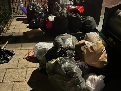 Storm, panne en kapotte sensor zorgen voor overvolle vuilcontainers