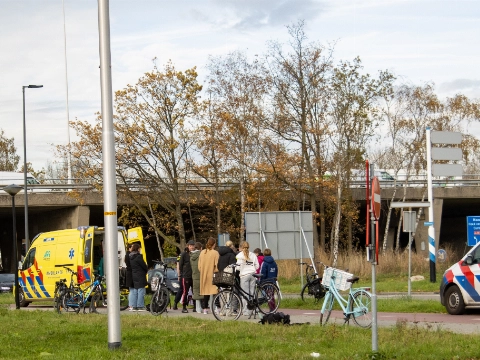 Gewonde na botsing fietsers Marathonweg