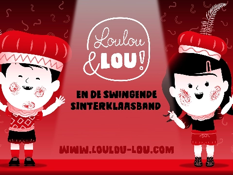 Loulou & Lou en de Swingende Sinterklaasband in het theater!
