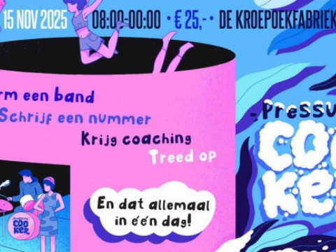 In één dag een band vormen tijdens Pressure Cooker?