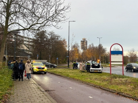 Aanrijding op de Burgemeester Heusdenslaan
