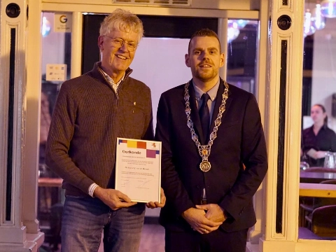 Vlaardingse Dirk de Derde Speld voor Dirk Jan van de Weerdt