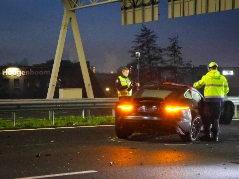 A20 urenlang dicht na ongeval met spookrijder