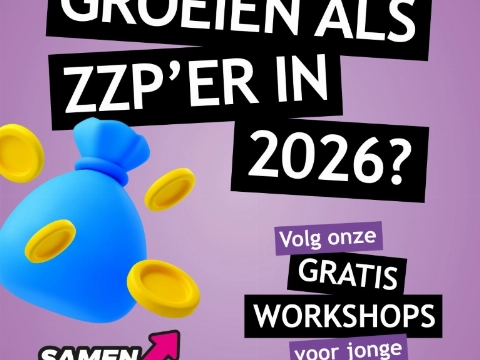 Gratis workshops voor jonge ZZP'ers