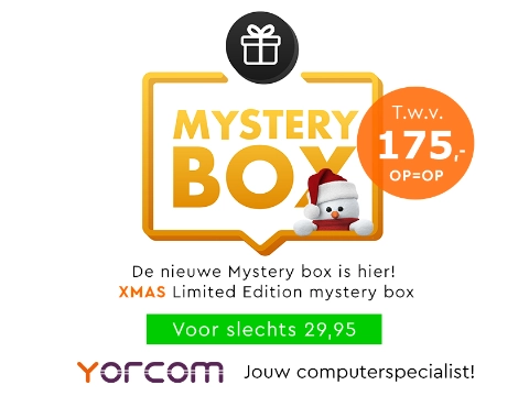 De Yorcom X-MAS Limited Edition Mystery Box: exclusief & beperkt!