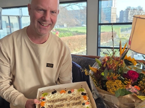 Delta Hotel trots op jubilaris Edwin van Veen