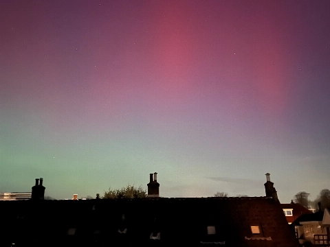 Even nagenieten van het noorderlicht