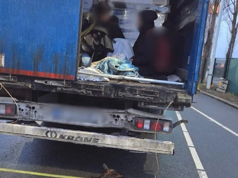 Zes illegale migranten ontdekt in trailer bij DFDS