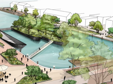 Definitief ontwerp voor hoogwateroplossing Rivierzone
