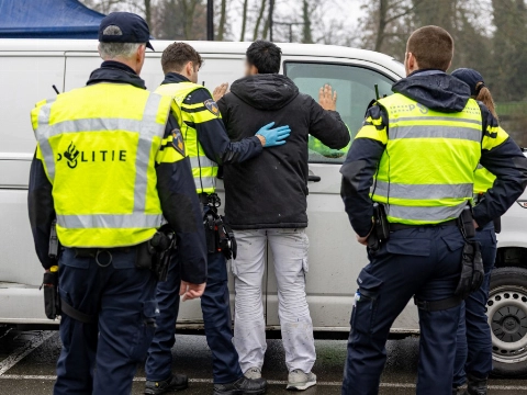 Grote verkeerscontrole in Vlaardingen