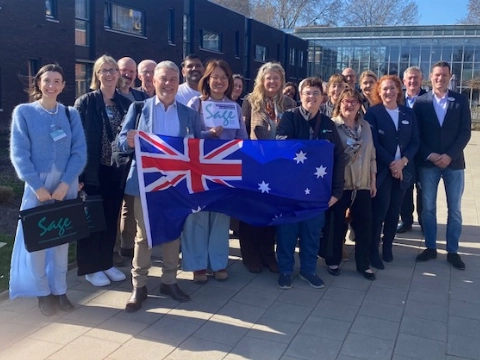 Australische zorgdelegatie laat zich inspireren door Nederlandse dementiezorg