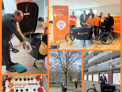 Energiebank neemt eigen bakfiets in gebruik