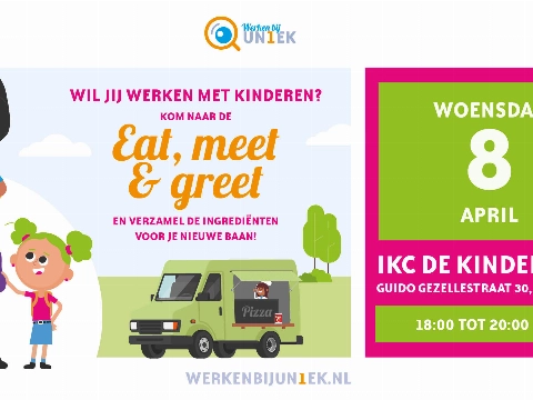 Eat, meet & greet van UN1EK bij IKC De Kindertuin!