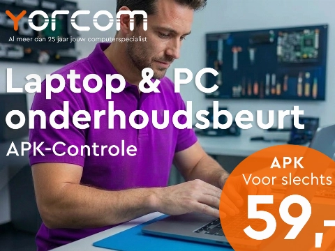 Professioneel Laptop & PC onderhoud bij Yorcom