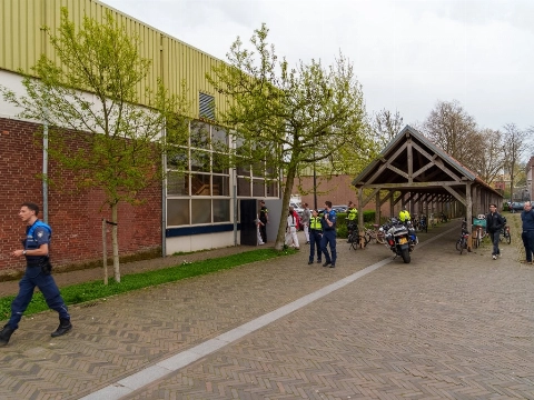 Brand in sporthal Baanstraat