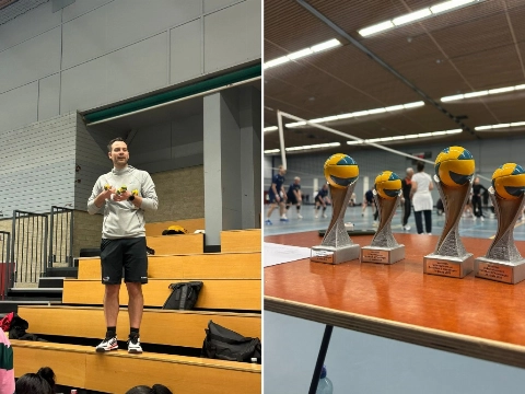 Geslaagd volleybaltoernooi brengt collega’s samen