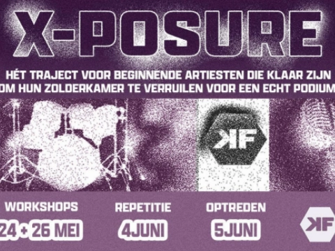Van zolderkamer naar poppodium: doe mee met X-Posure 2026!