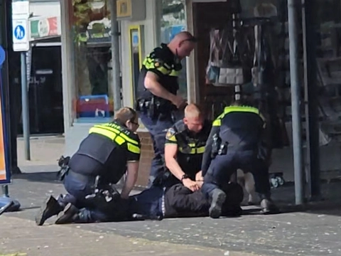 Agressief-verwarde man aangehouden