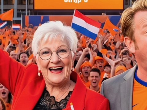 Orgel Joke neemt Oranjenummer op met Martijn Fischer