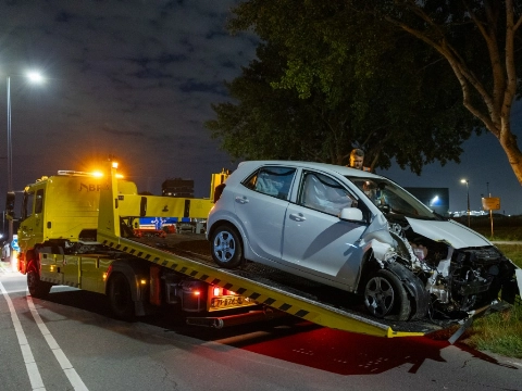 Automobiliste ramt boom in Vlaardingen