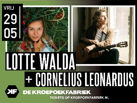 Lotte Walda en Cornelius Leonardus in De Kroepoekfabriek