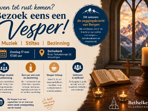 Ontsnappen aan de drukte? Bezoek een Vesper!