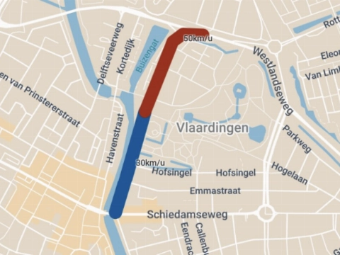Drempel op Hoflaan wordt aangelegd, maar gewenste 30-kilometerzone blijft uit