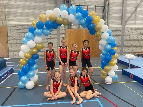 Twee keer podium voor turnsters Dynamiek