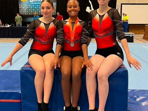 Bovenbouw turnsters Dynamiek in zes toestelfinales