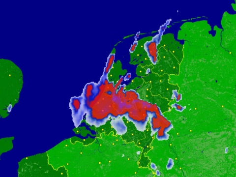 Onweersbuien in aantocht