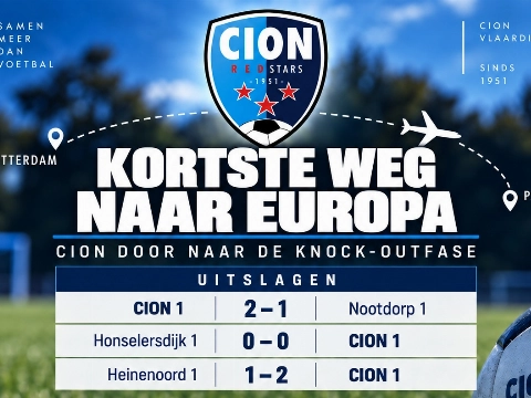 CION droomt voorzichtig van Europees voetbal na bekerwinst