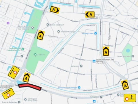 Let op: komend weekend Deltaweg na rotonde dicht voor verkeer!