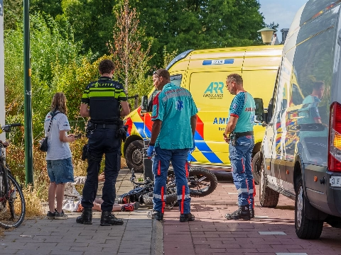 Fatbiker gewond bij aanrijding in Vlaardingen