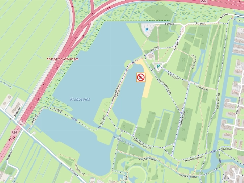 Negatief zwemadvies: blauwalg in de Krabbeplas