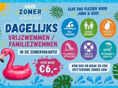 Zomervakantie is zwemplezier bij De Kulk!