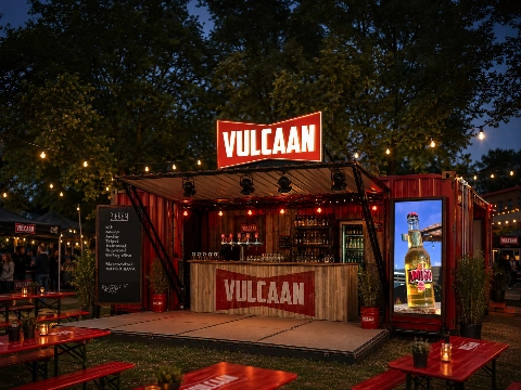 Nieuw op het Zomerterras: de Vulcaanbar!